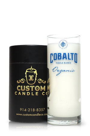 Recycled Cobalto Tequila Blanco Candle