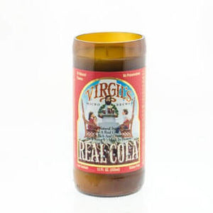 Recycled Virgil’s Real Cola Candle