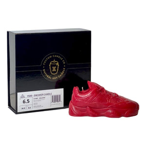 Y500 – Red Sneaker Candle – Large