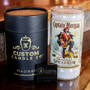 Recycled Captain Morgan Original Spiced Rum Candle