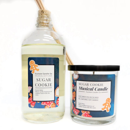 Musical Holiday Candle & Diffuser | Sugar Cookie