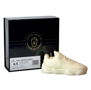 Y500 – White Sneaker Candle – Large