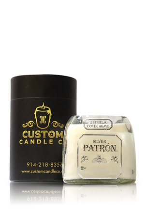 Recycled Patron Silver Tequila Candle