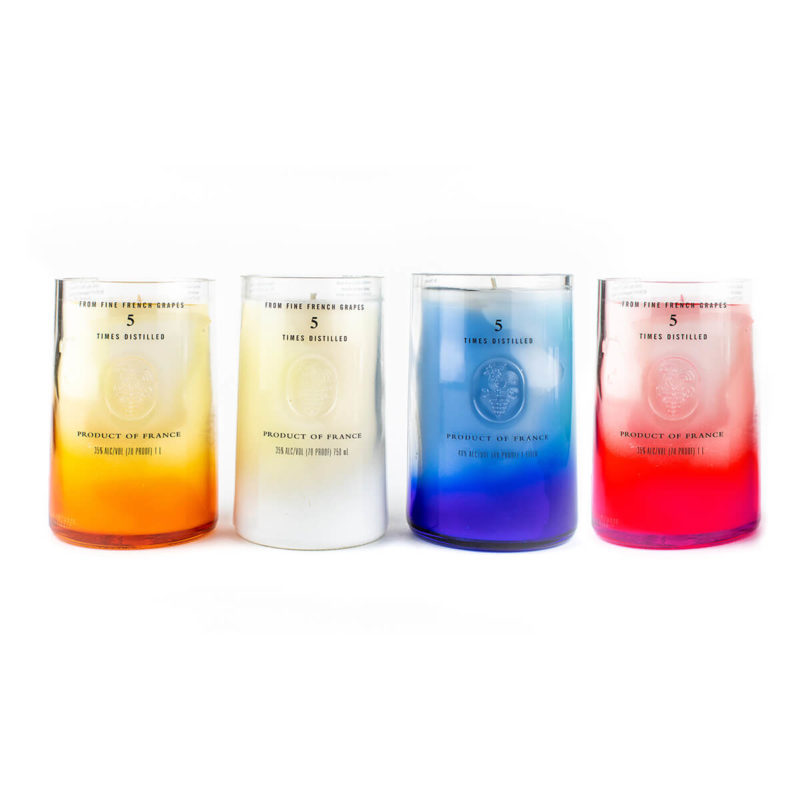 Multi-color Vodka Candles