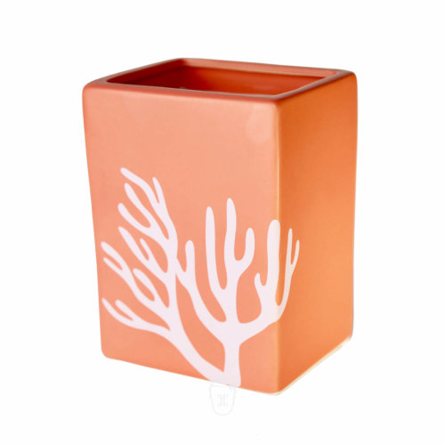 Orange Ocean Coral Cube