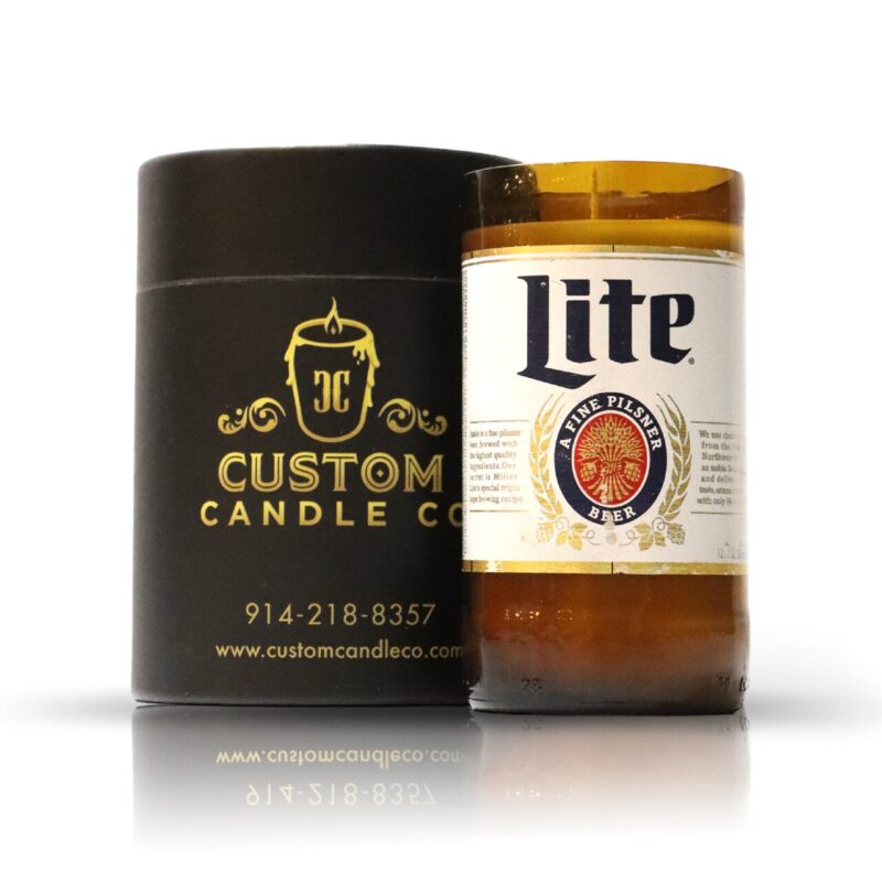 Miller Lite Beer Candle.