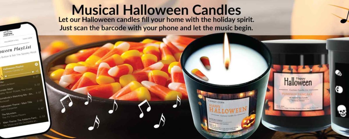 Musical Halloween Candles