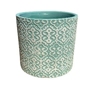 Turquoise Designed Pot