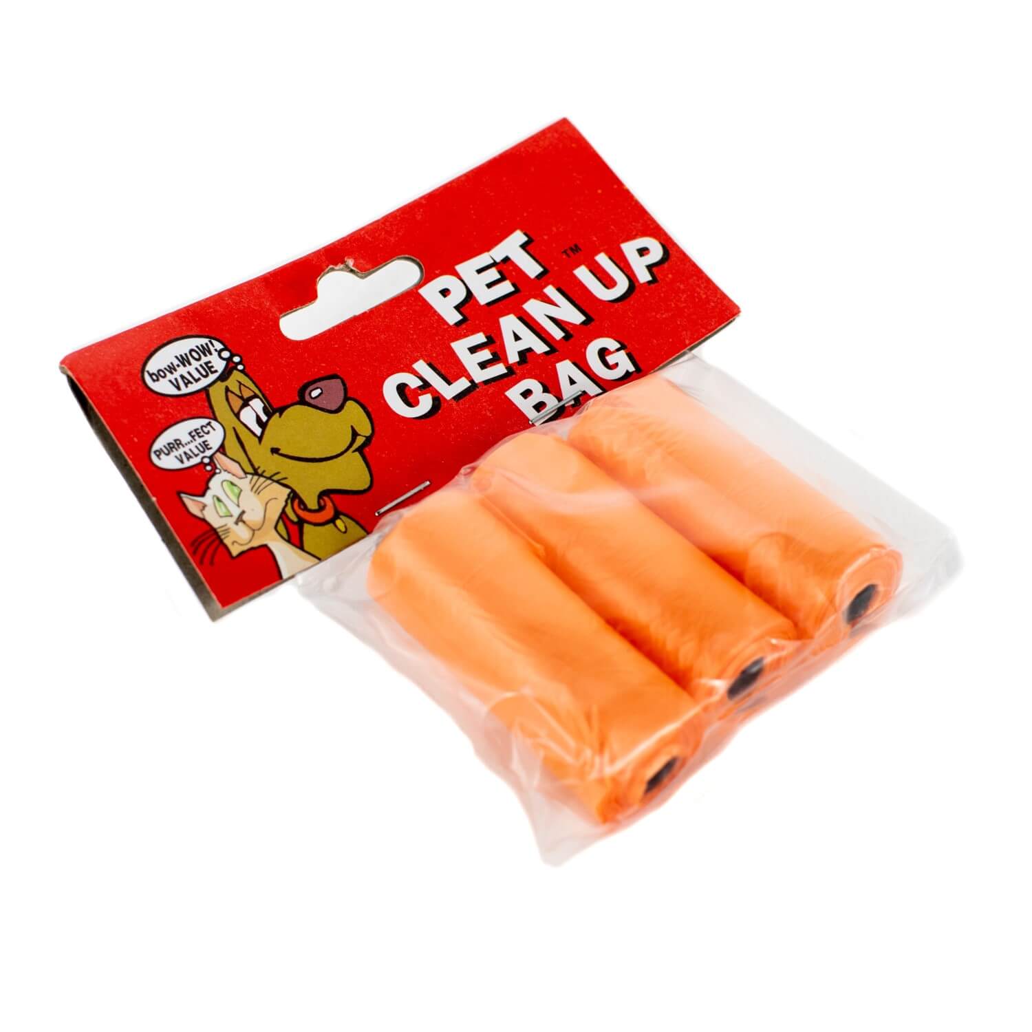 Pet Clean-Up Kit: Waste Bags with Dispenser and Leash Clip in a package.