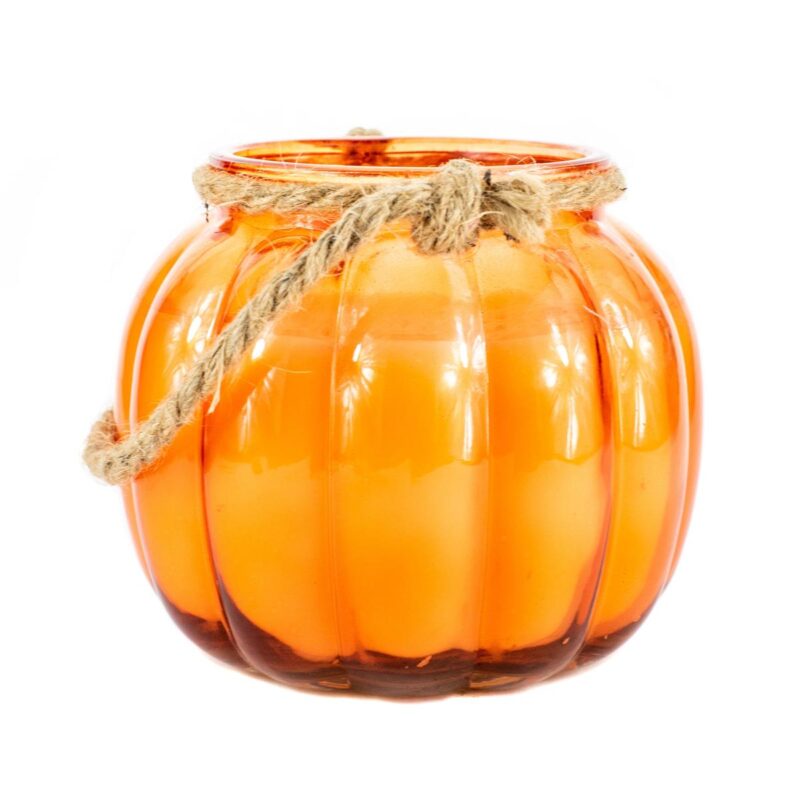 Glass Pumpkin Lantern