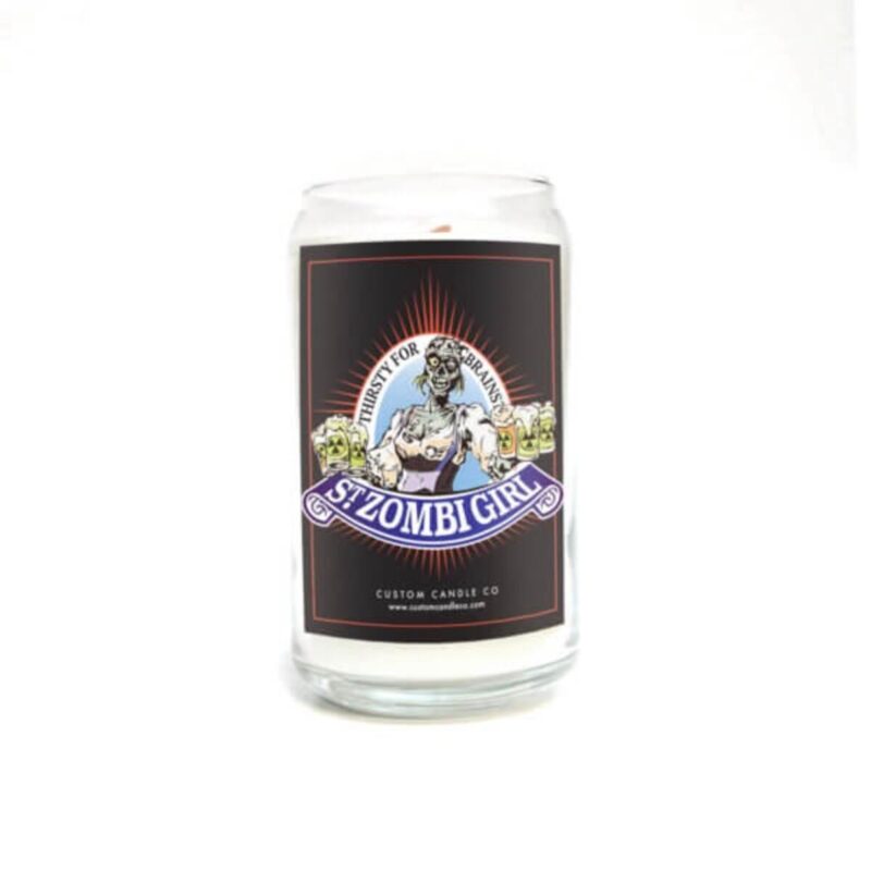 St. Zombi Girl Beer Can Candle - Beer Scent
