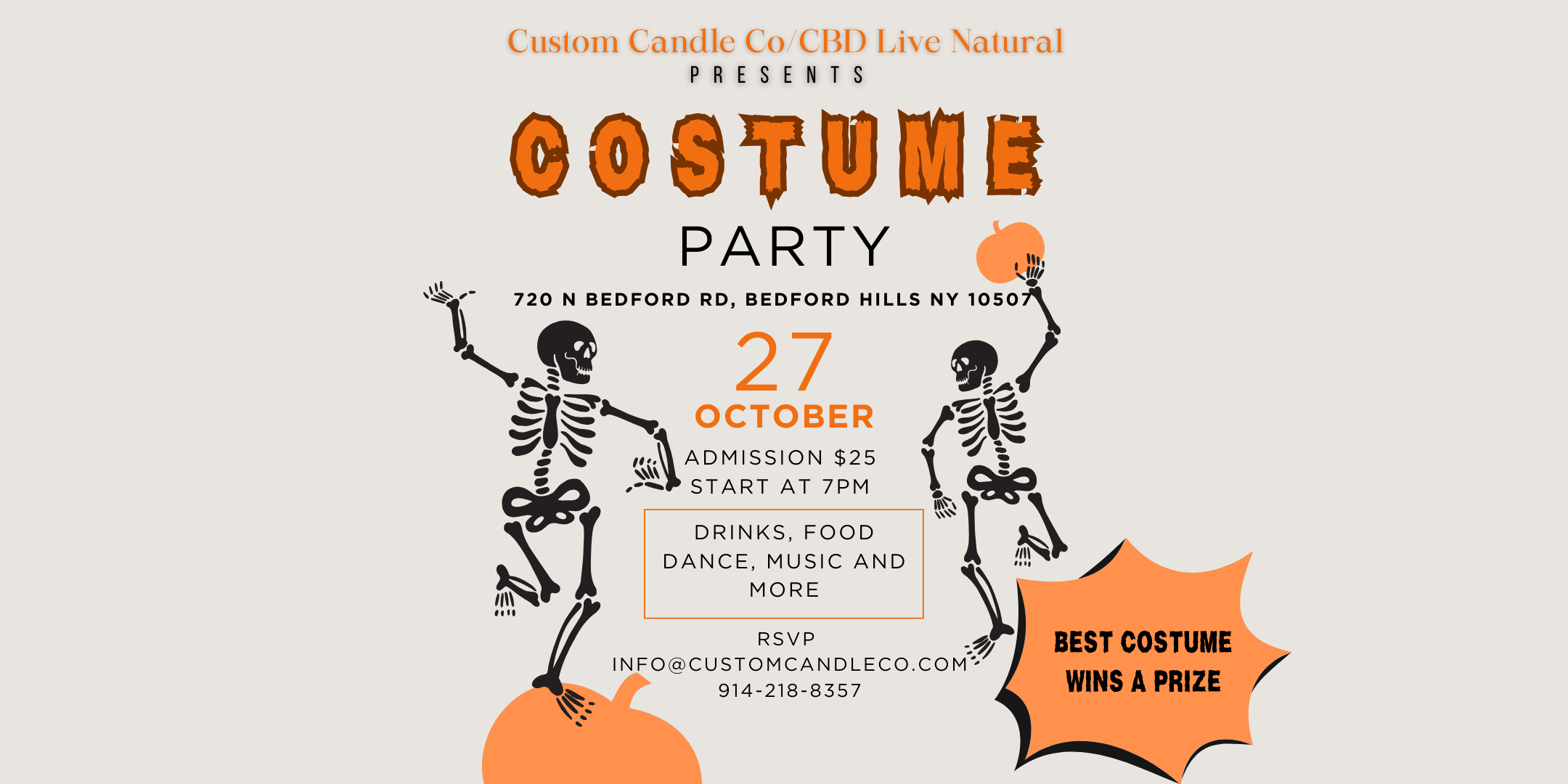 Halloween costume party flyer template.