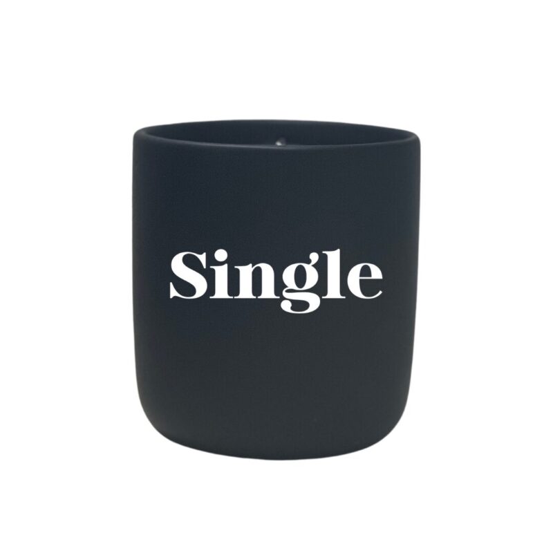 A Quoted Candle - Ho-Ho (Copy) with the word single on it.