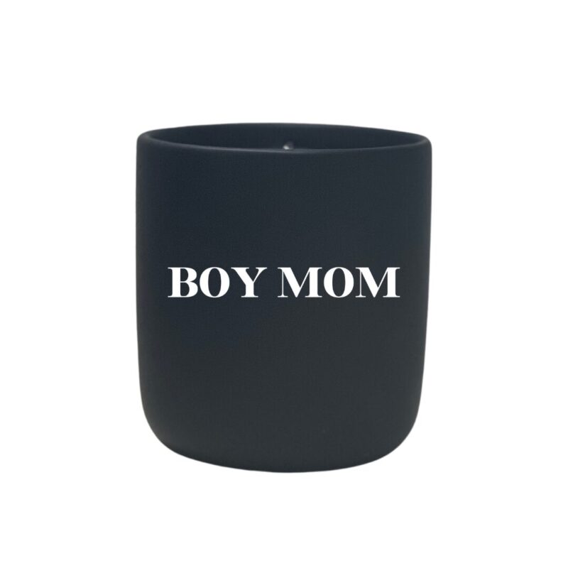 A black quoted candle labeled "Boss Lady".